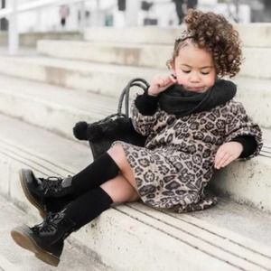 Dr Martens Toddler Black Patent Leather Boots